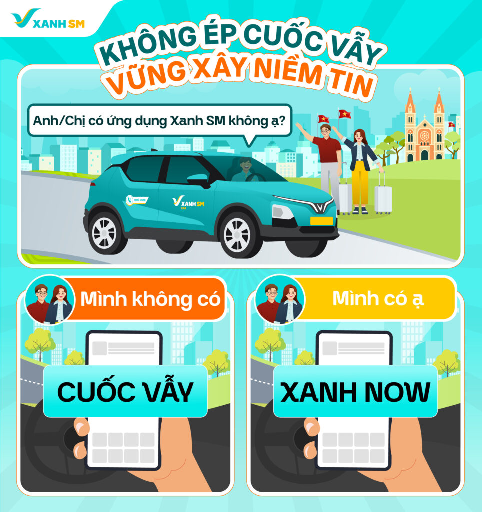 không được ép buộc khách đi cuốc vẫy