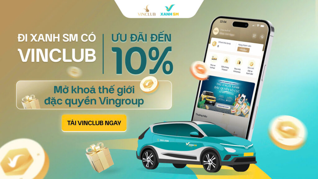 Khách hàng Xanh SM đồng thời sở hữu tài khoản VinClub – Chìa khóa mở ra thế giới đặc quyền Vingroup