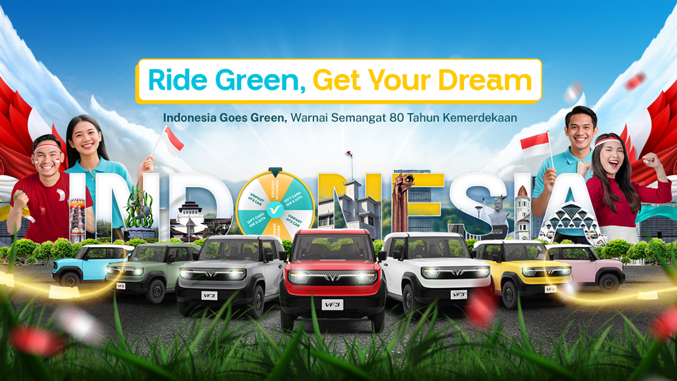 Menangkan Mobil Listrik VinFast VF3 dan Hadiah Lainnya Total Senilai Rp2 Miliar!
