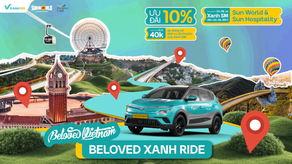 Xanh SM x Sun Group: Ưu đãi độc quyền cho hành trình “xanh” đến Sun Paradise Land 