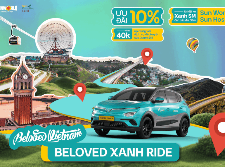 Xanh SM x Sun Group: Ưu đãi độc quyền cho hành trình “xanh” đến Sun Paradise Land