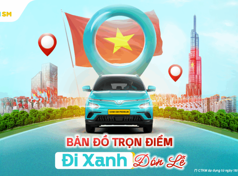 Xanh SM thông báo danh sách điểm đón trả khách phục vụ Đại lễ kỷ niệm 80 năm Cách mạng Tháng Tám và Quốc khánh 2/9