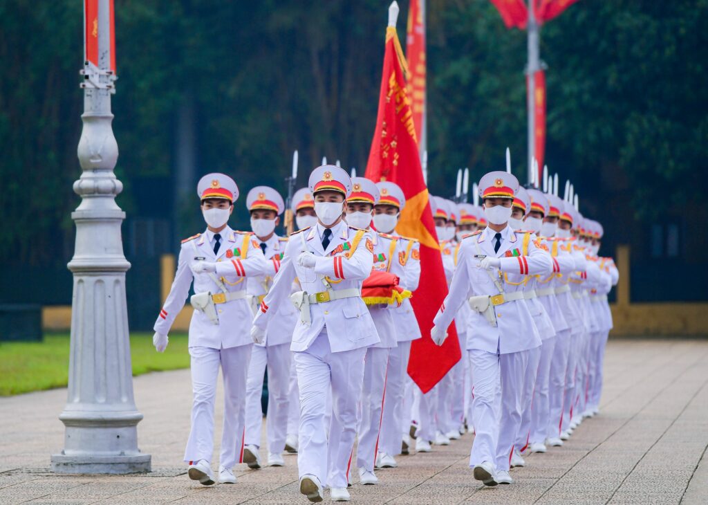 Nghi lễ Thượng cờ chào mừng Quốc khánh 2-9