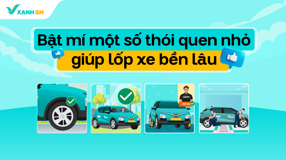 bảo quản lốp xe
