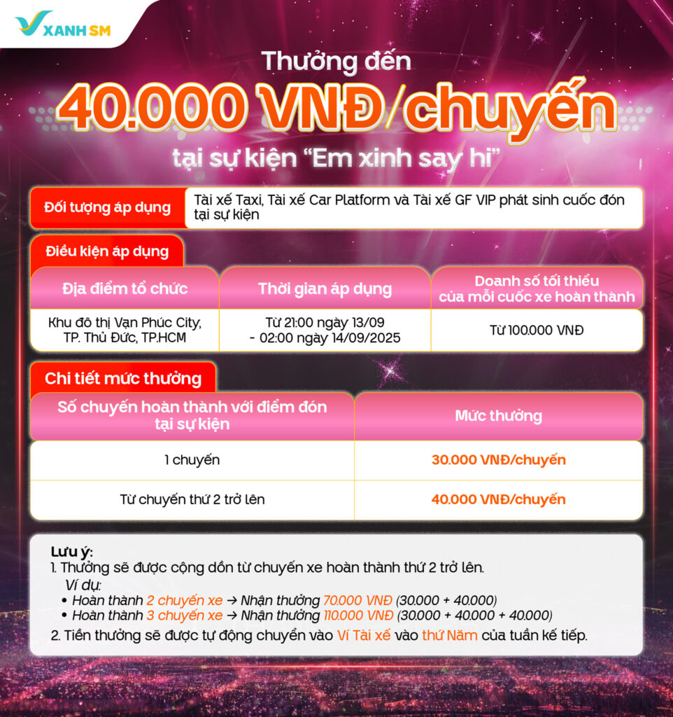 thưởng concert Em xinh say hi