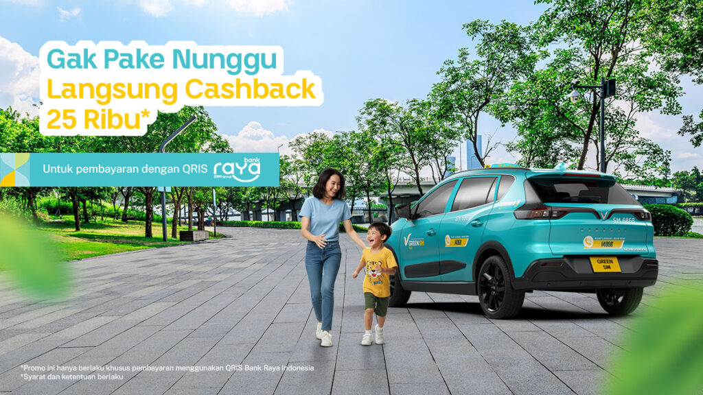 Cashback Instan Rp25 Ribu dari Bank Raya