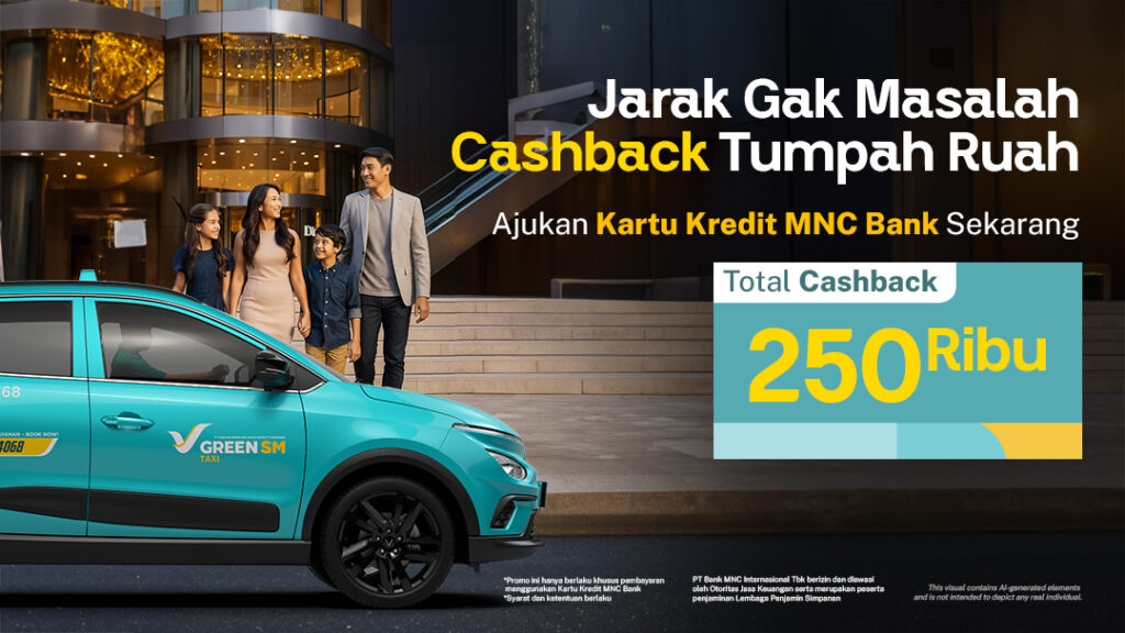 Total Cashback sampai 250 Ribu dengan Kartu Kredit MNC Bank