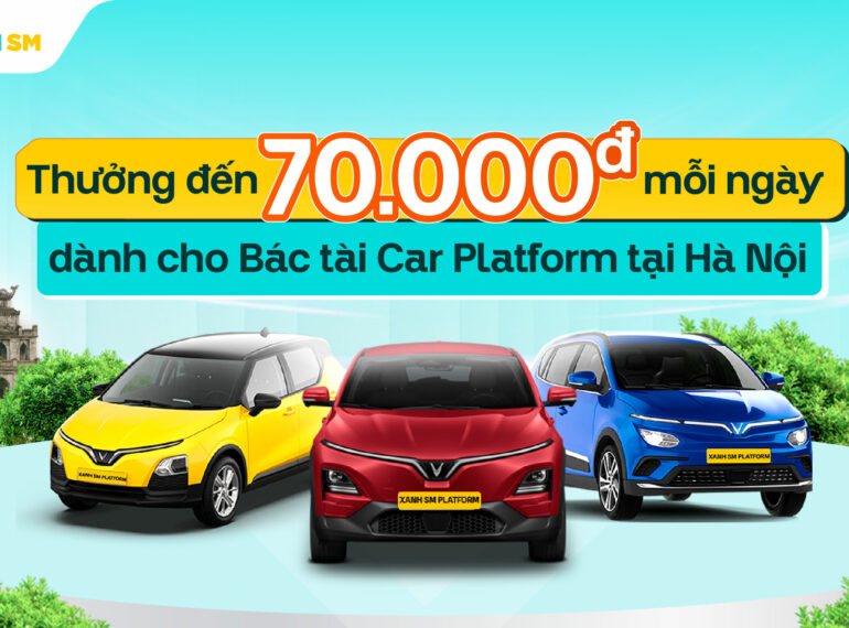 Thưởng cuốc cho Bác tài Car Platform Hà Nội