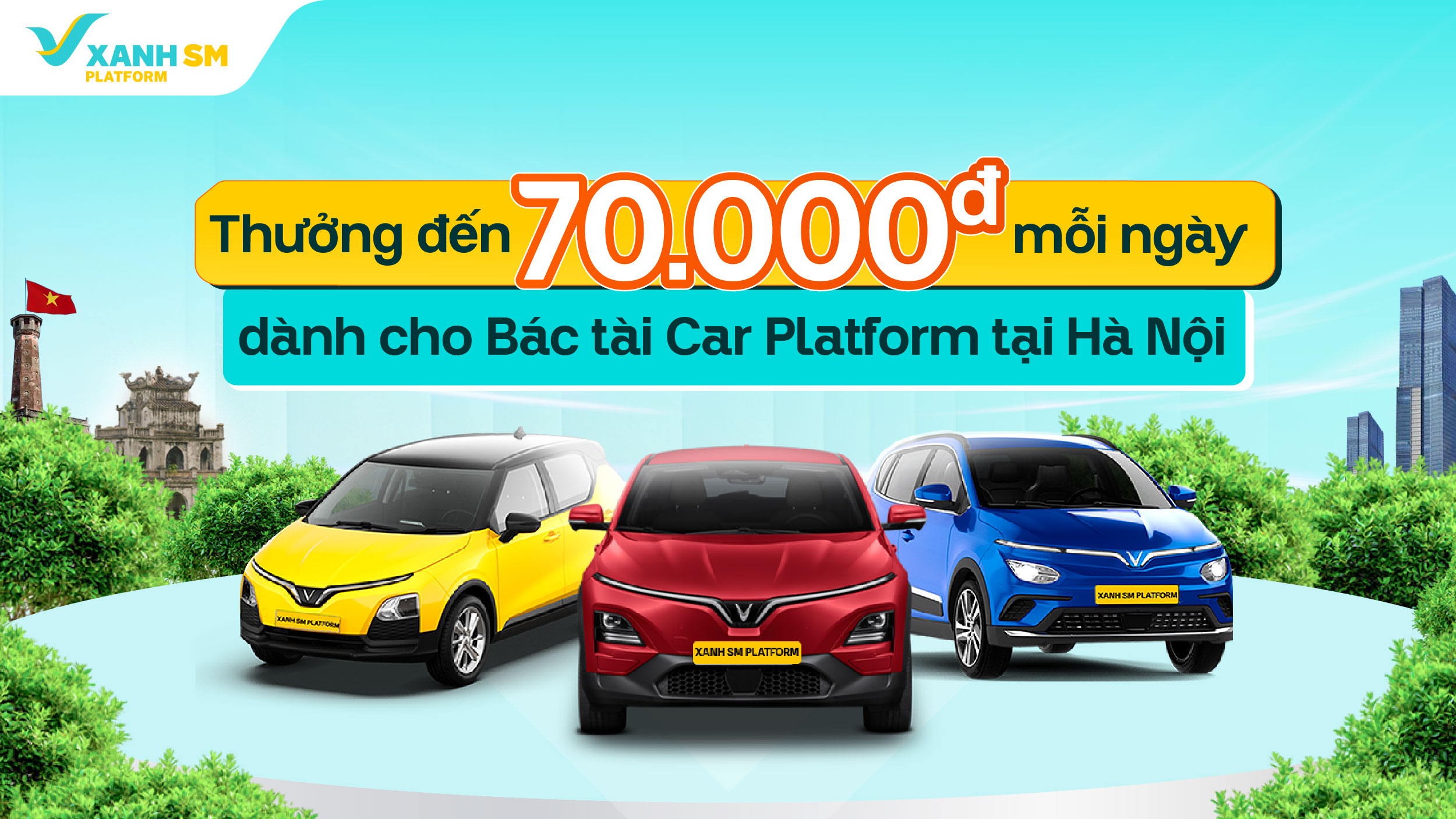 Thưởng cuốc cho Bác tài Car Platform Hà Nội