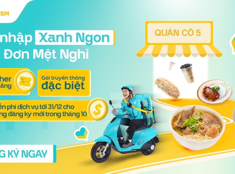 Xanh SM Ngon công bố chính sách miễn phí dịch vụ cho Nhà Hàng mới trong dịp cuối năm