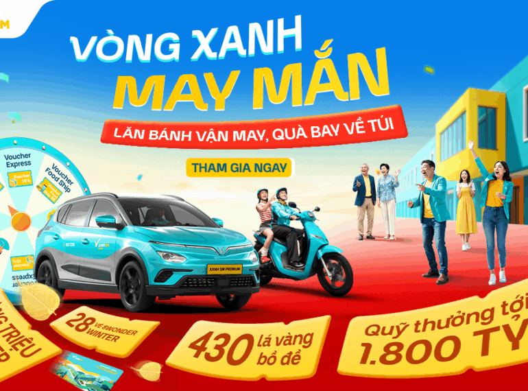 Chương trình Gamification cuối năm "Vòng Quay May Mắn – Xanh SM Kết Nối Niềm Vui"