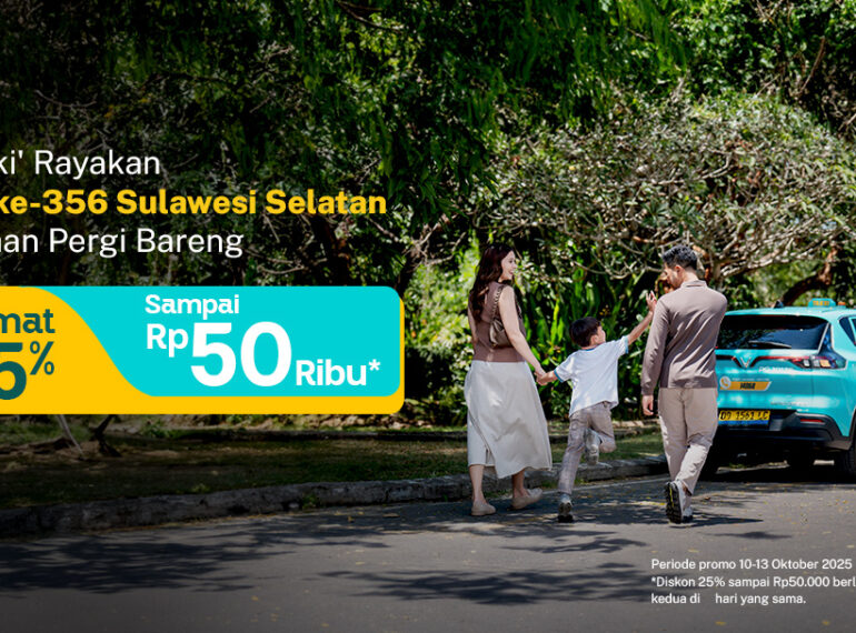 Khusus Makassar! Diskon 25% sampai Rp50.000