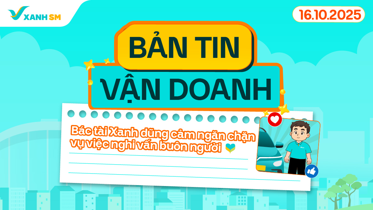 Bản tin vận doanh ngày 16/10/2025