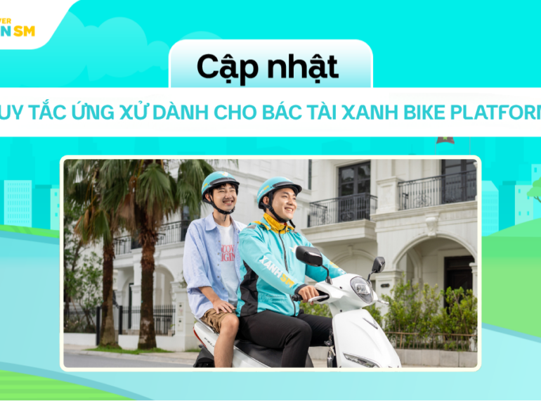 Cập nhật bộ quy tắc ứng xử dành cho Bác Tài Xanh Bike Platform