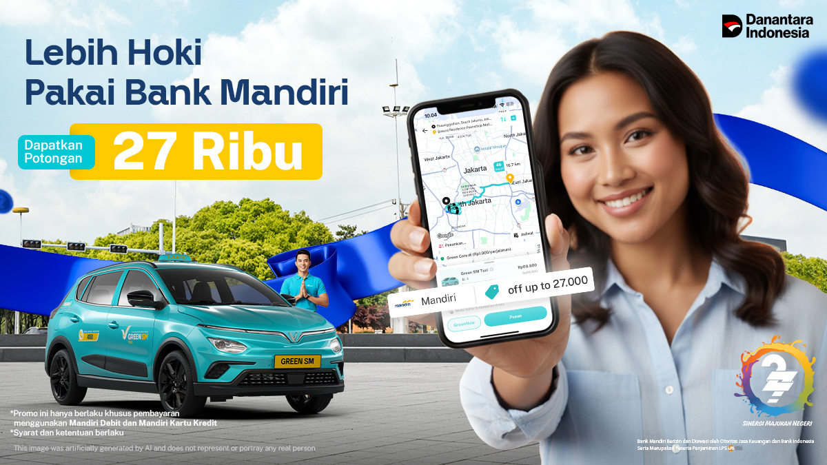 Lebih Hoki, Potongan 27 Ribu dengan Bank Mandiri