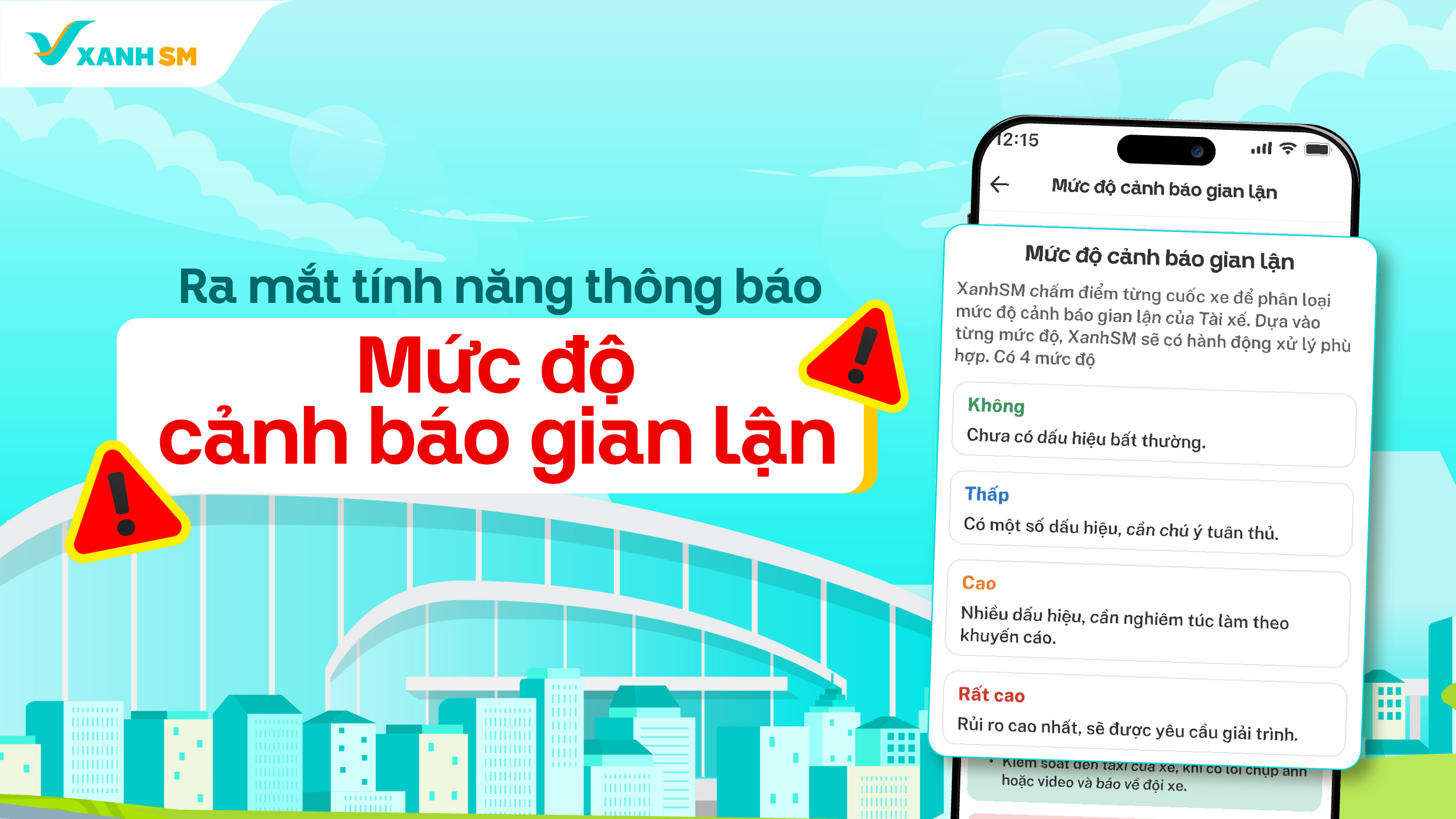 Mức độ cảnh báo gian lận