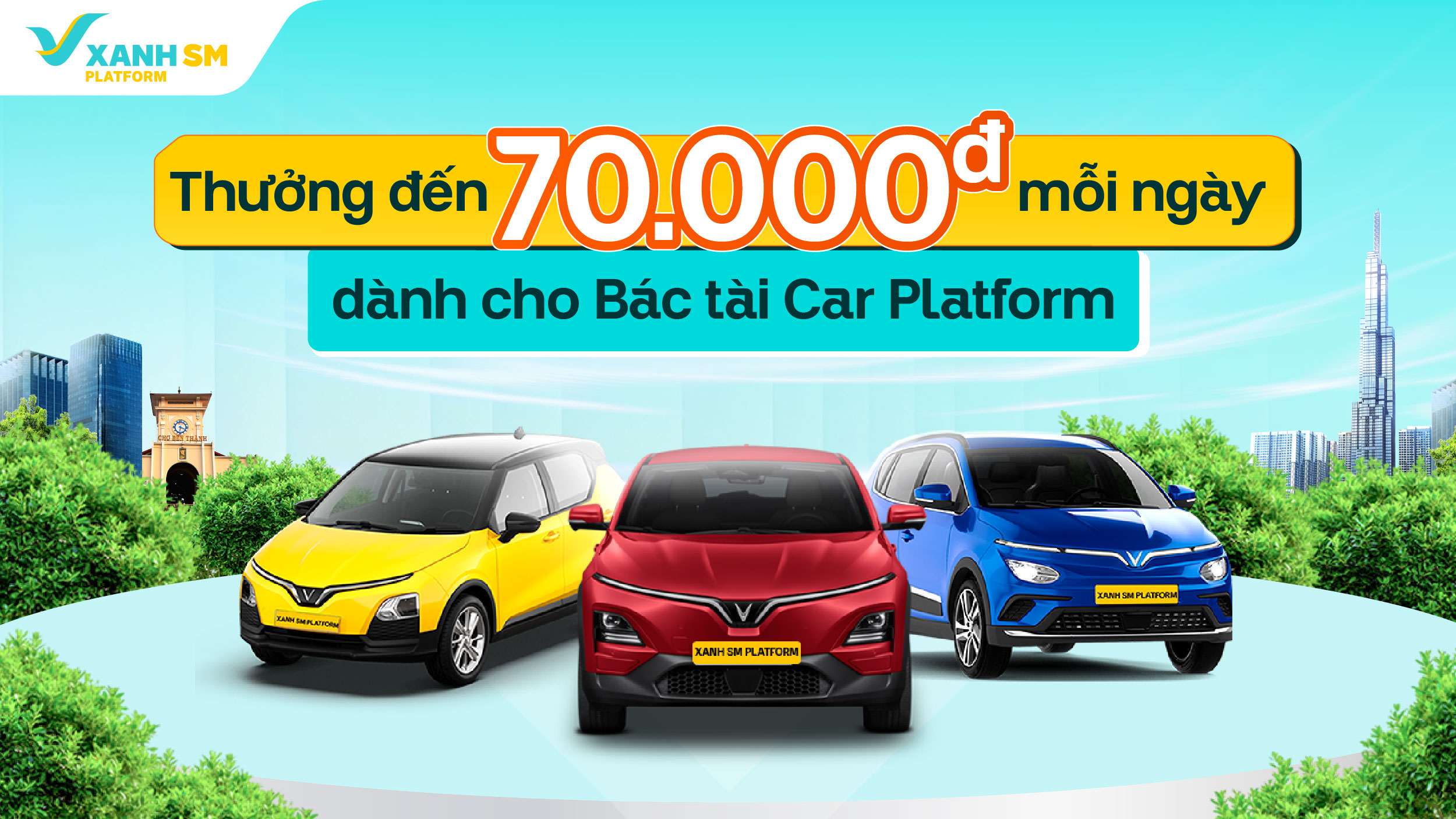 Thưởng cuốc cho Bác tài Car Platform TP.HCM