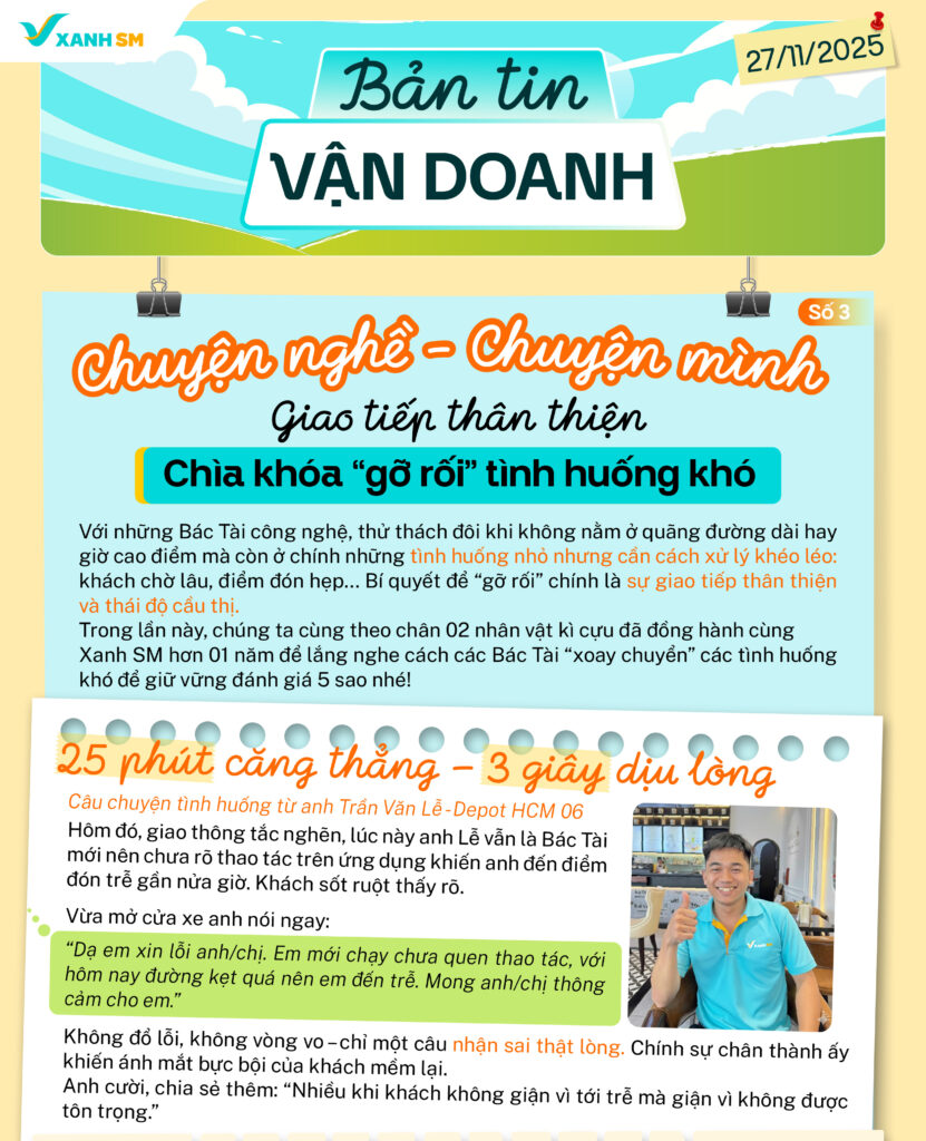 Bản tin vận doanh 27/11