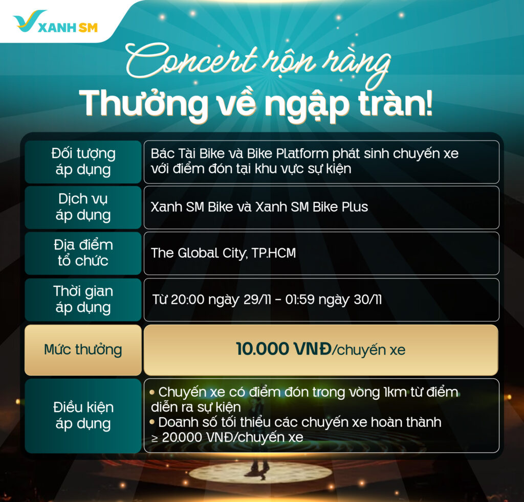 thưởng sự kiện soobin bike