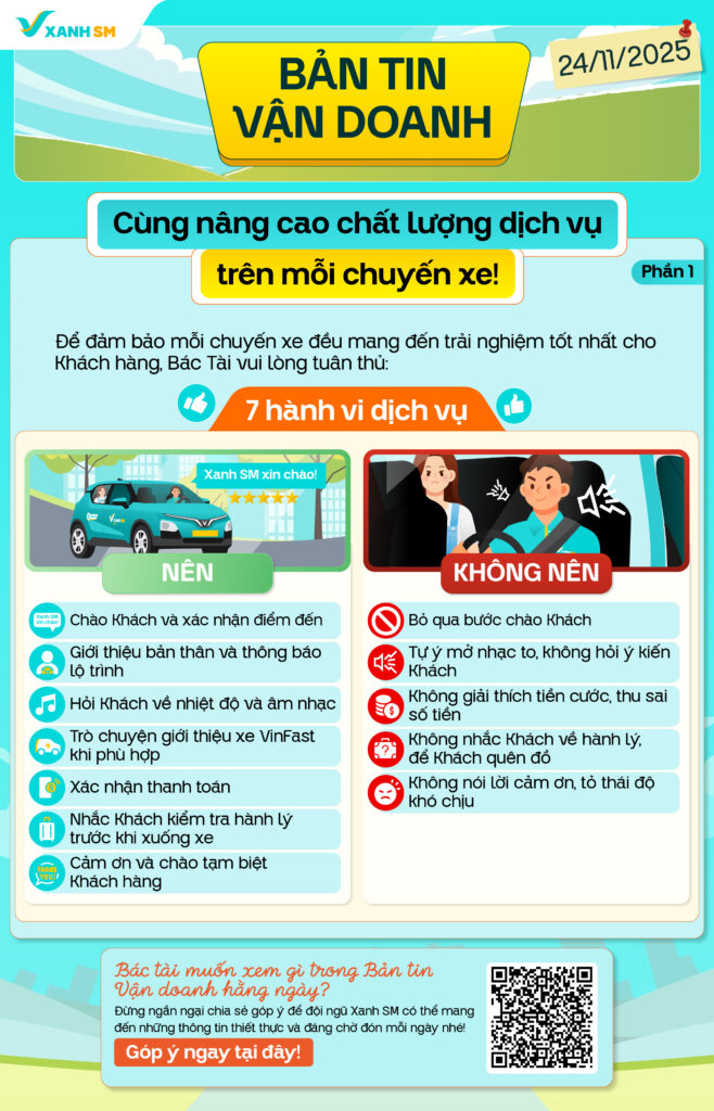 Bản tin vận doanh 24/11