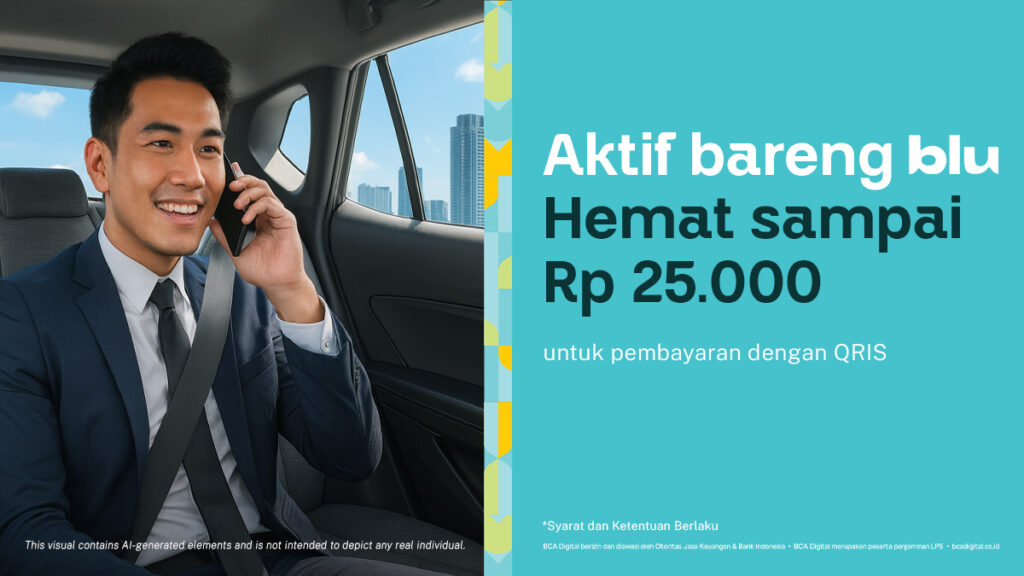 Aktif bareng blu, Hemat sampai 25 Ribu !