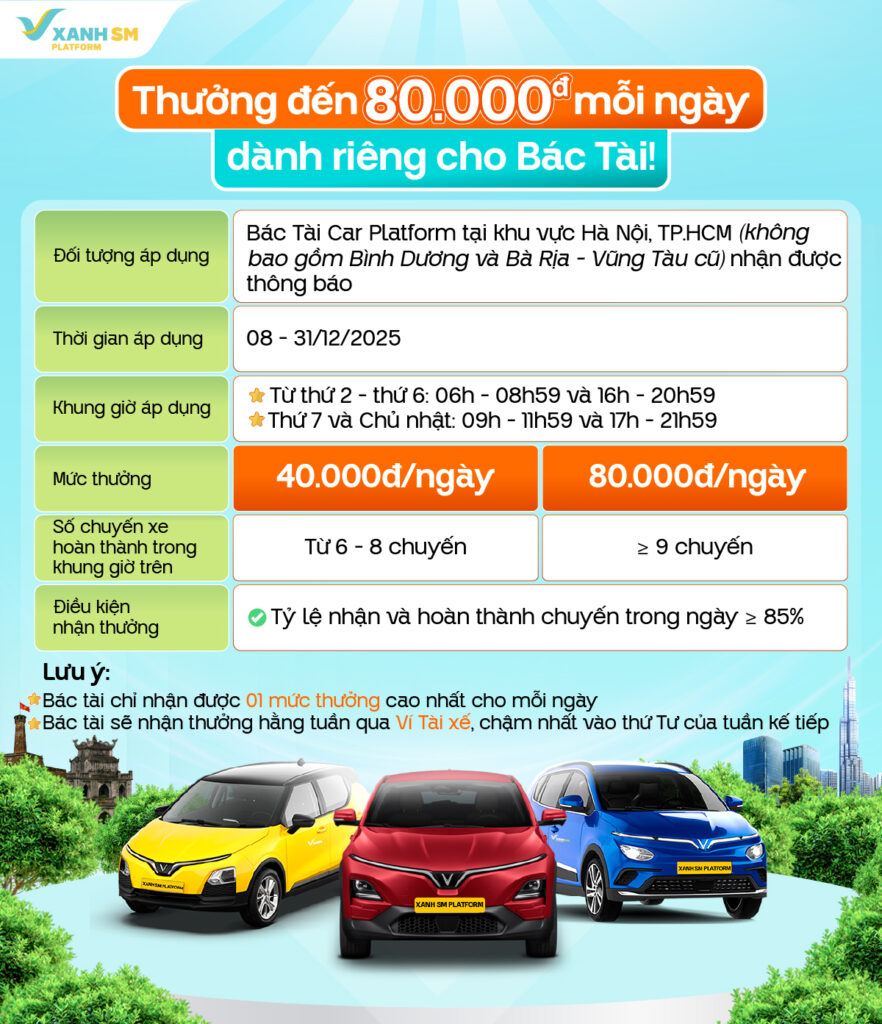 thưởng cuốc Car Platform