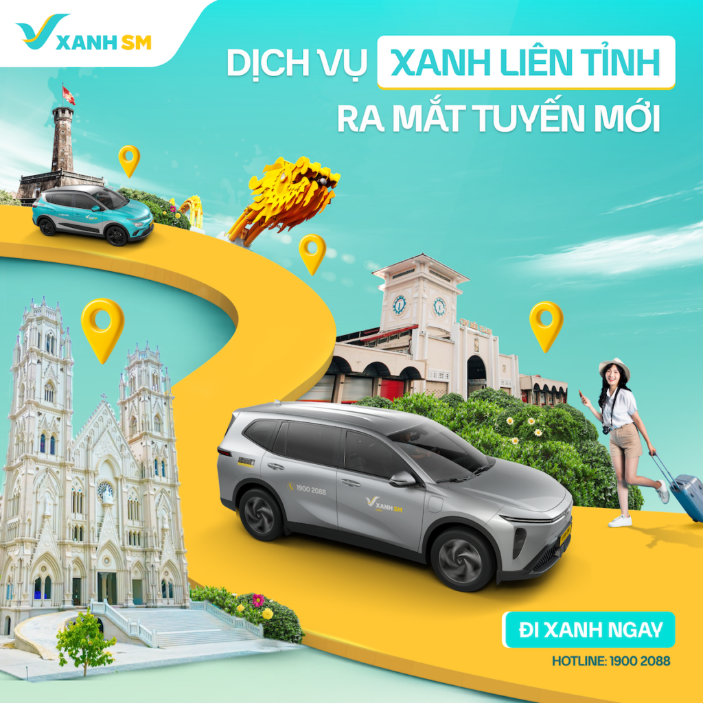 Xanh SM Liên Tỉnh mở rộng thêm nhiều tuyến mới trên toàn quốc