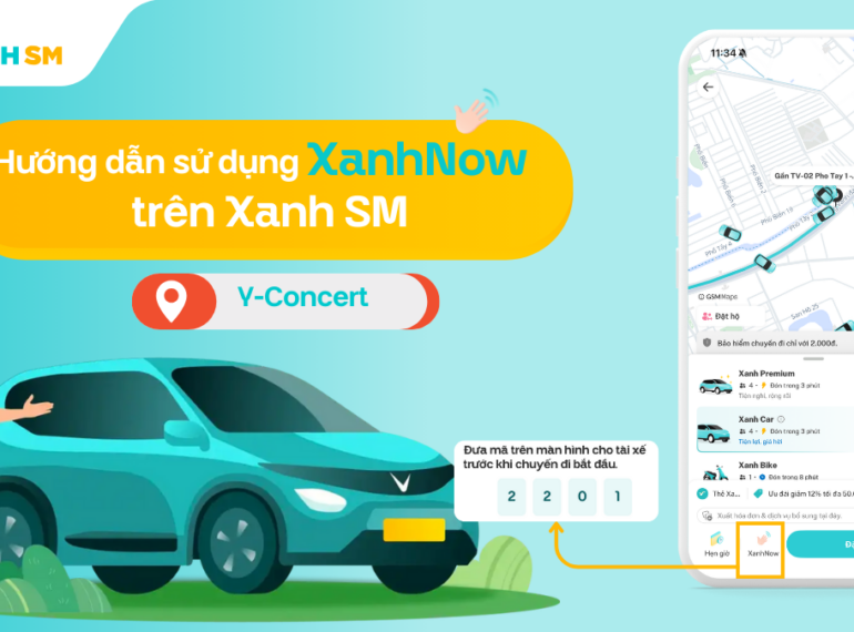 Hướng dẫn sử dụng XanhNow tại các concert tổ chức ở 8Wonder Ocean City - Vinhomes Ocean Park 3