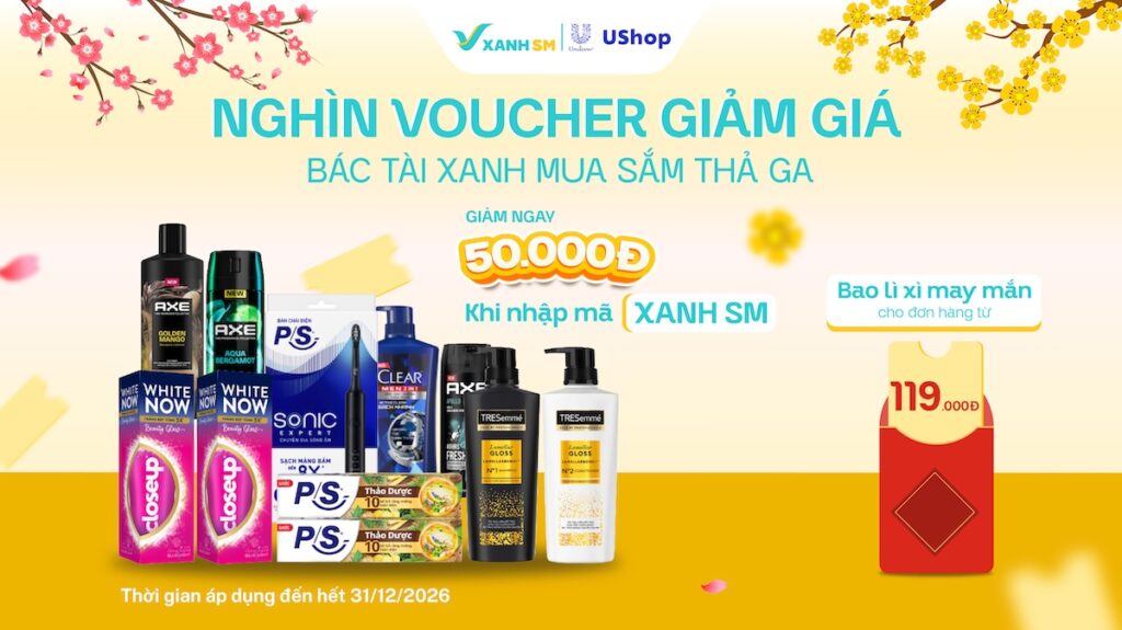 Nghìn Voucher Giảm Giá - Bác Tài Xanh Mua Sắm Thả Ga