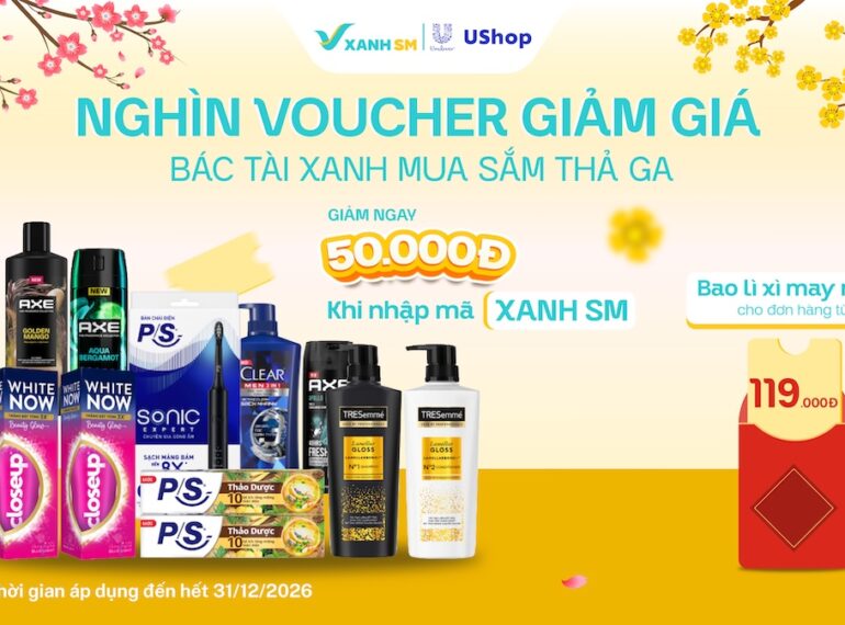 Nghìn Voucher Giảm Giá - Bác Tài Xanh Mua Sắm Thả Ga