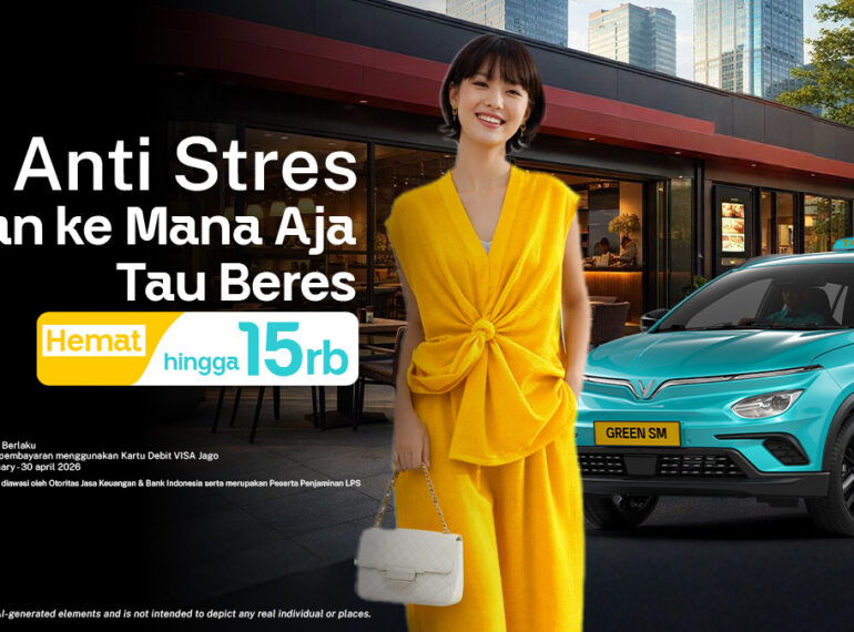 Jalan Anti Stres bareng Bank Jago, Diskon 15%