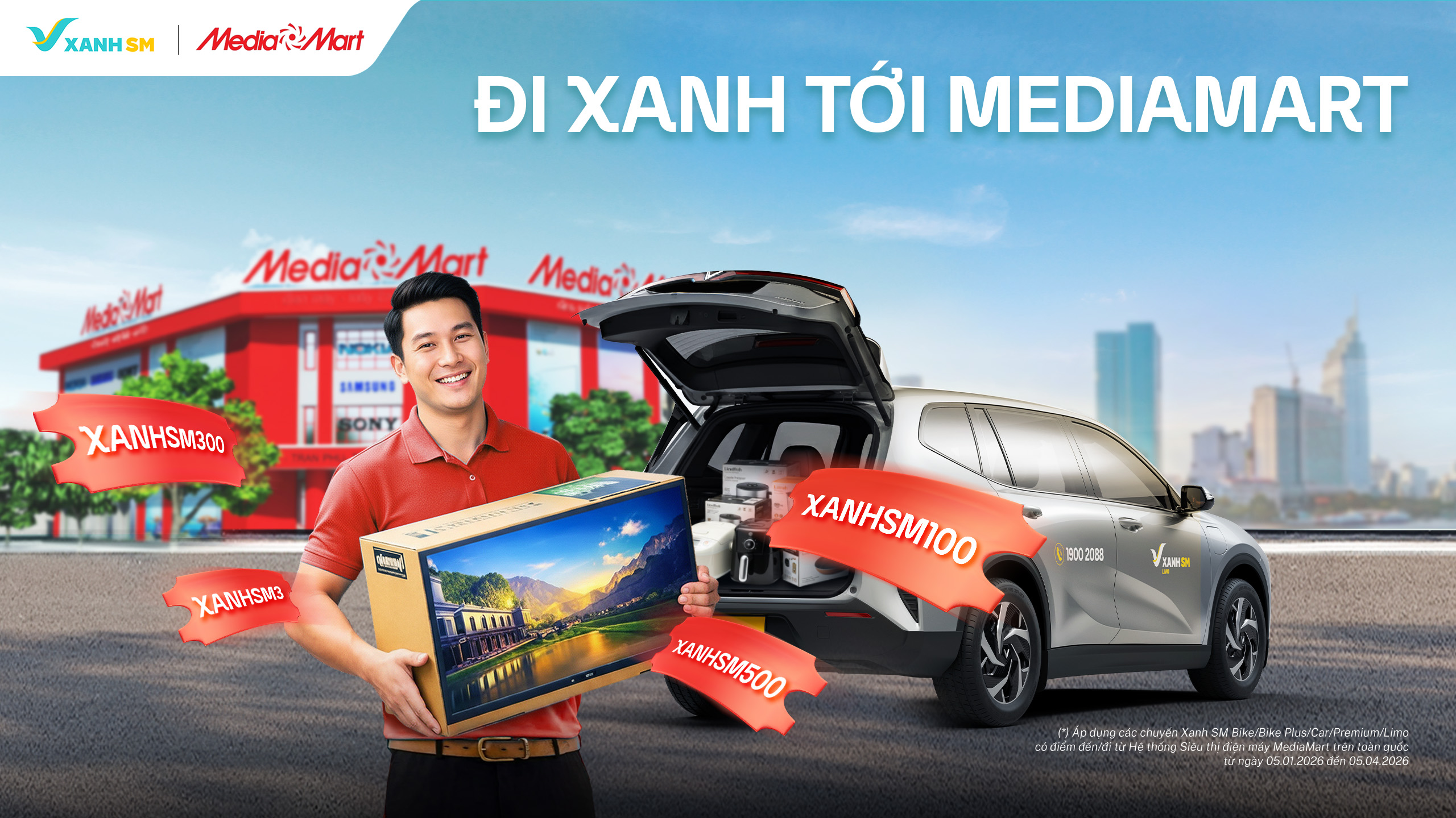 XANH HOT DEAL | Siêu Thị MediaMart - Mua Sắm Điện Máy Nhận Ưu Đãi Đến 500.000đ