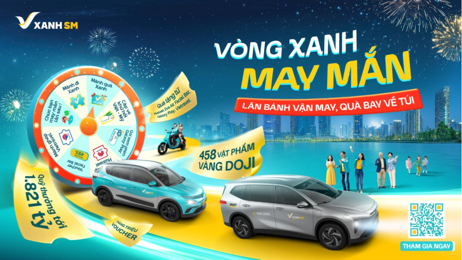 Chương trình Gamification “Vòng Xanh May Mắn – Lăn bánh vận may, quà bay về túi” 