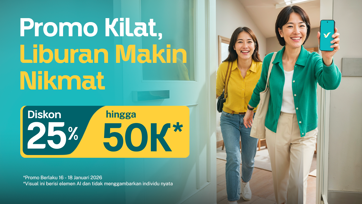 Diskon Kilat Long Weekend Hemat 25%