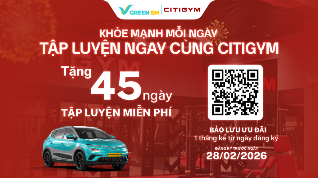XANH HOT DEAL | Bác Tài Xanh Khỏe Mạnh Mỗi Ngày, Tập Luyện Ngay Cùng CITIGYM