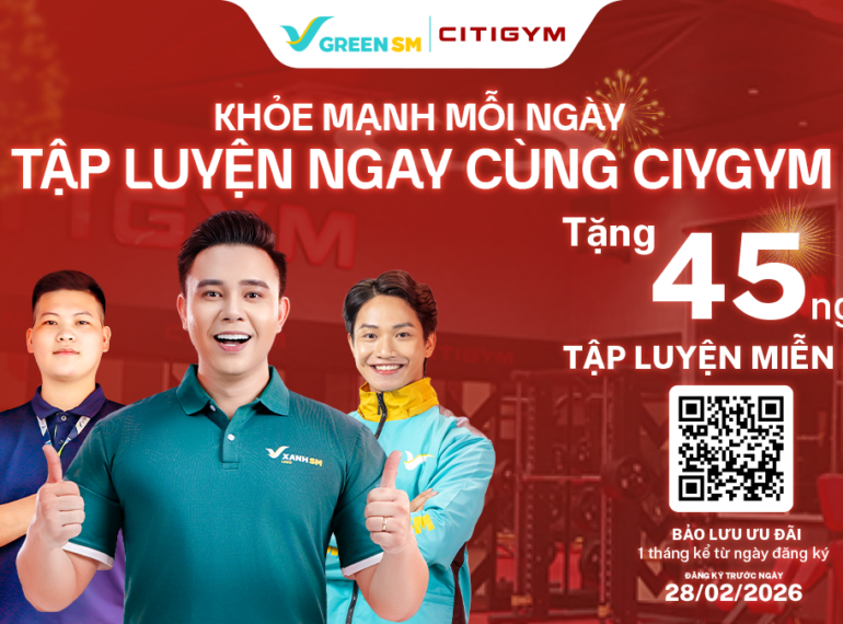 XANH HOT DEAL | Bác Tài Xanh Khỏe Mạnh Mỗi Ngày, Tập Luyện Ngay Cùng CITYGYM