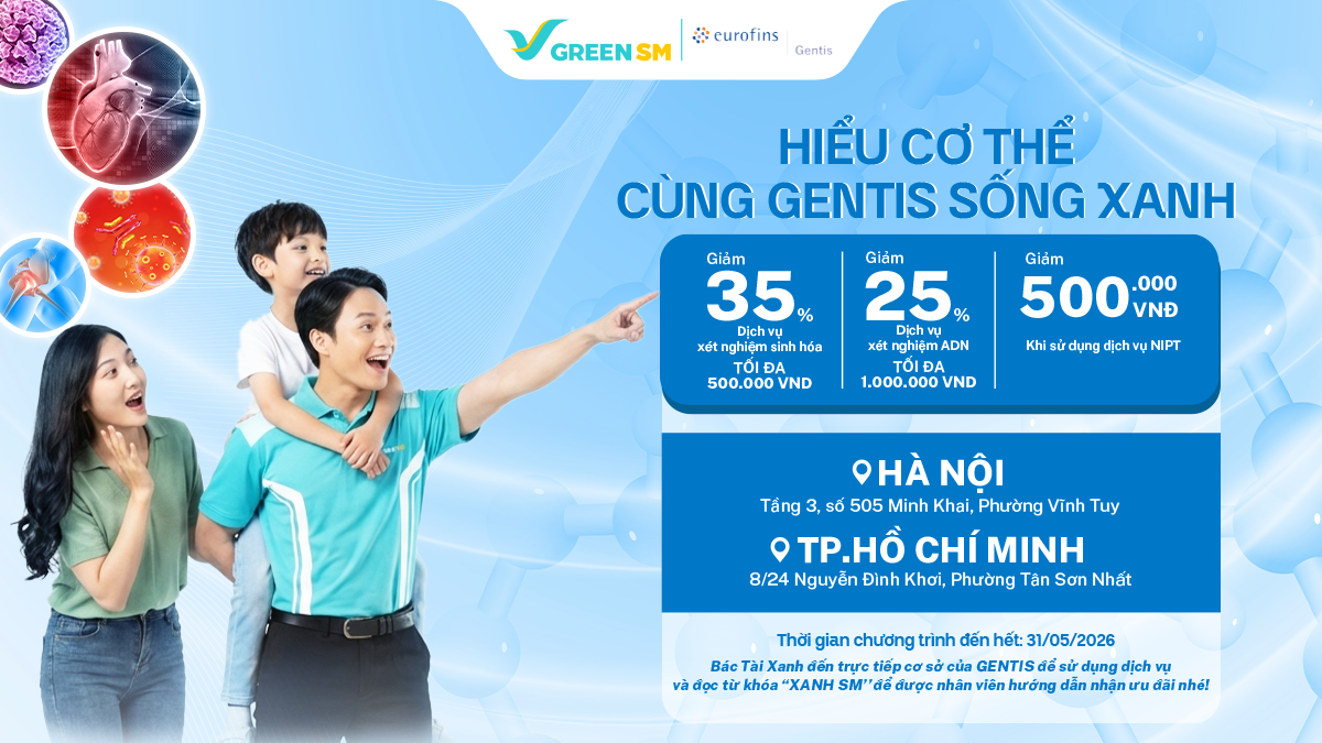 XANH HOT DEAL | Hiểu Cơ Thể, Cùng GENTIS Sống Xanh