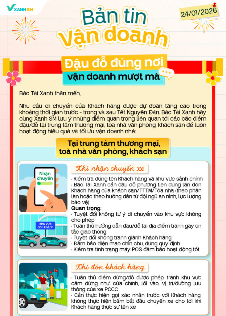 Bản tin vận doanh 24/1