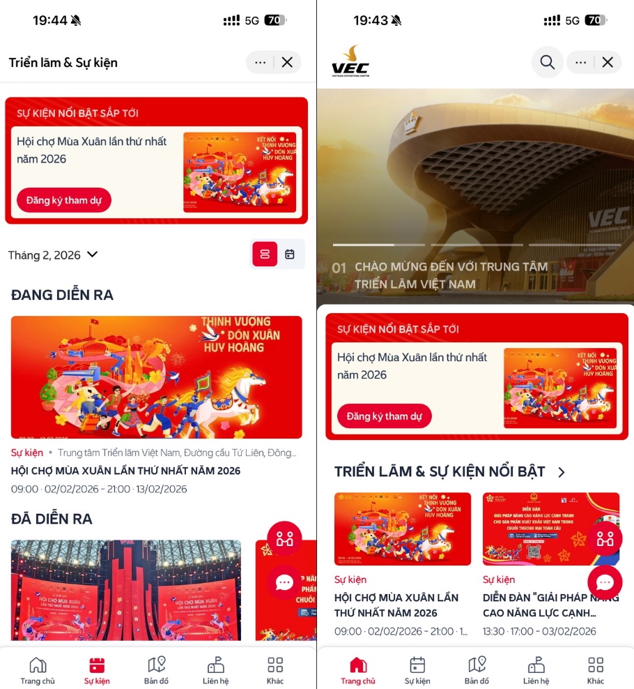 Hội chợ Mùa Xuân lần thứ nhất 2026: Trải nghiệm trọn vẹn cùng Mini App VEC