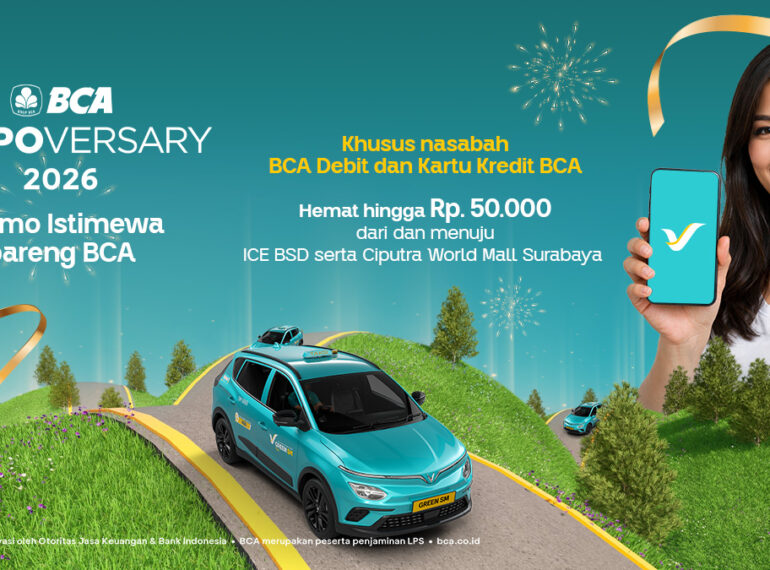 Jalan ke BCA Expoversary 2026, Hemat sampai 50 Ribu!
