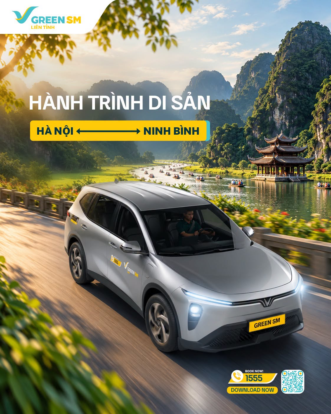Xăng dầu tăng giá, đi Xanh Liên Tỉnh Hà Nội - Ninh Bình vẫn giữ giá chỉ từ 150K