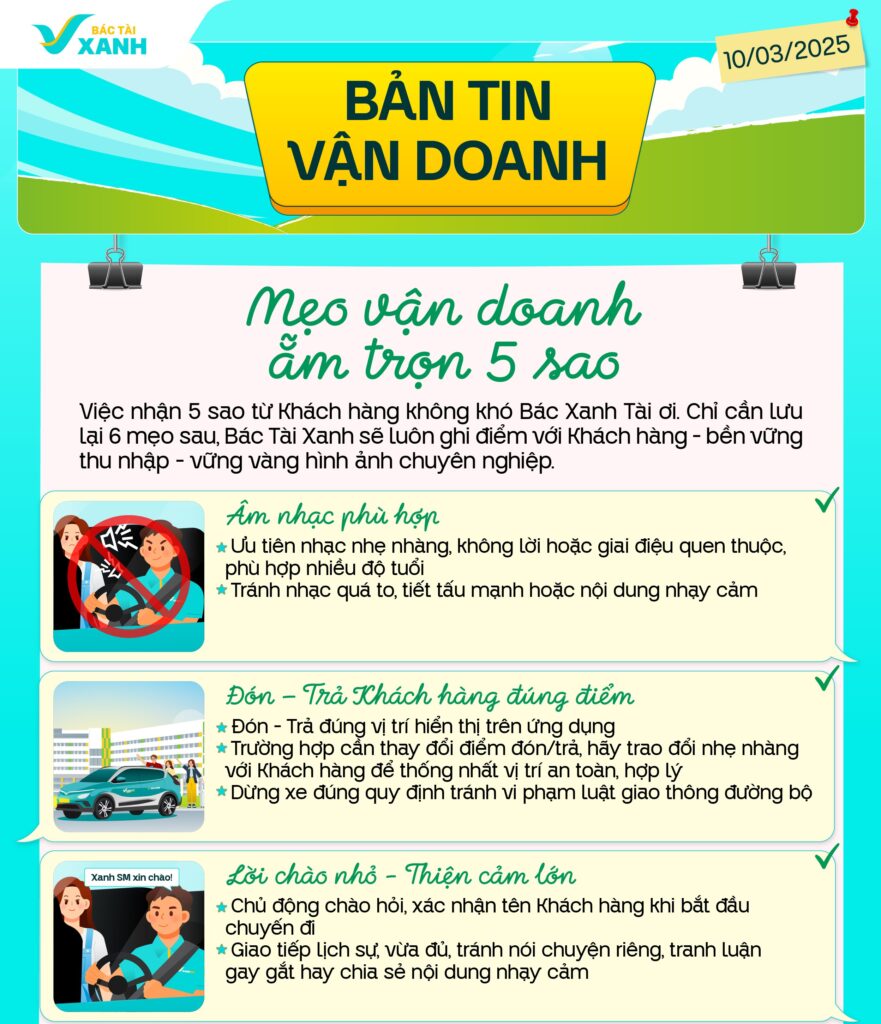 bản tin vận doanh 10/3