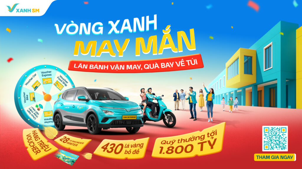 Chương trình Gamification “Vòng Xanh May Mắn – Lăn bánh vận may, quà bay về túi”