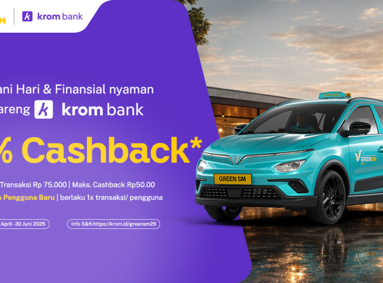 Smart Spending dengan Cashback 25% dari Krom Bank