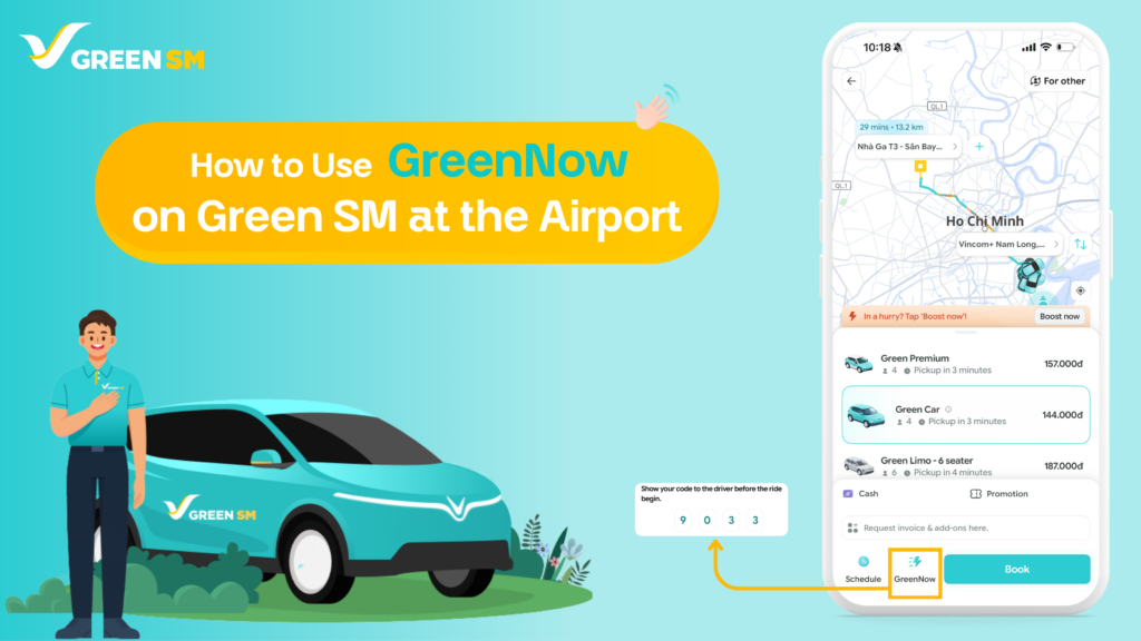 How to Use GreenNow on Green SM at the Airport