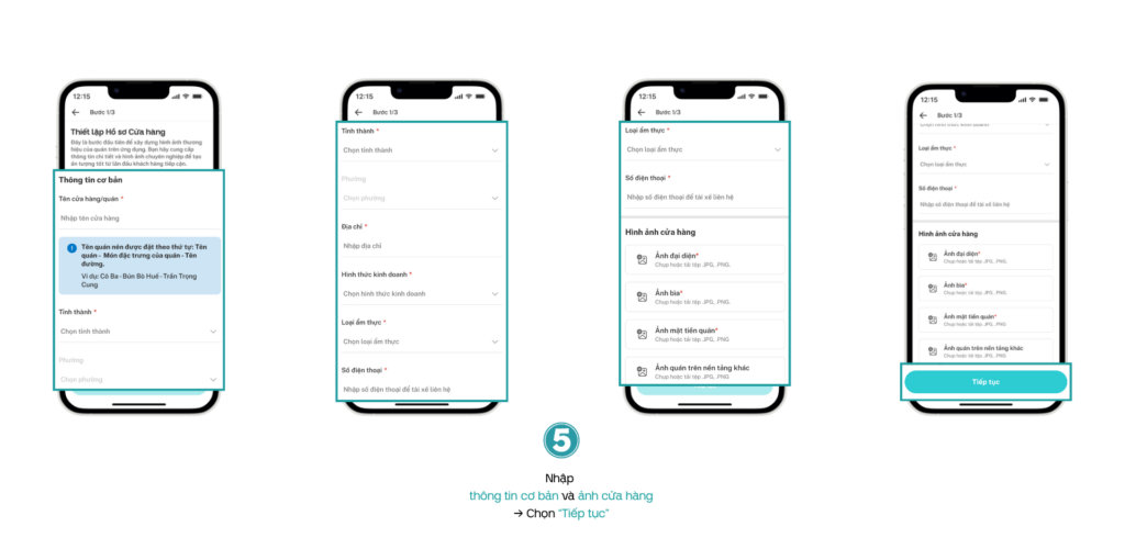 Qua ứng dụng Green SM Merchant 2