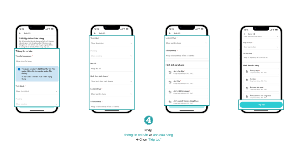 Qua ứng dụng Green SM Merchant 2