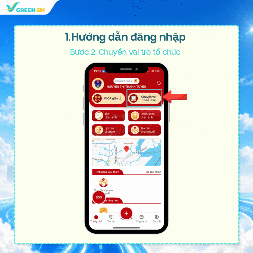 Hướng Dẫn Bác Tài Xanh Gán Cà Vẹt Xe Điện Tử Qua Ứng Dụng VNeTraffic