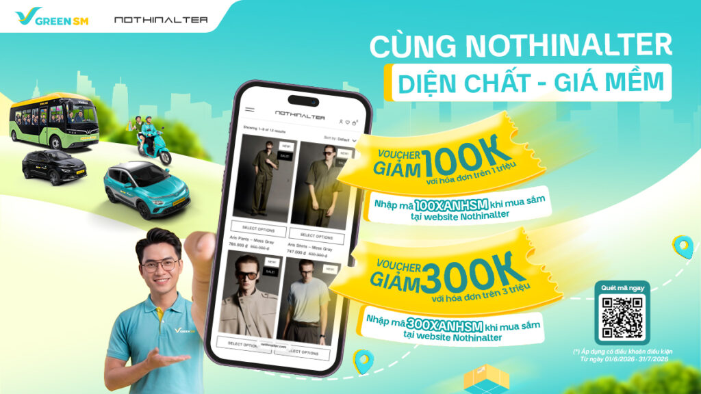 XANH HOT DEAL | Cùng Nothinalter Diện Chất - Giá Mềm