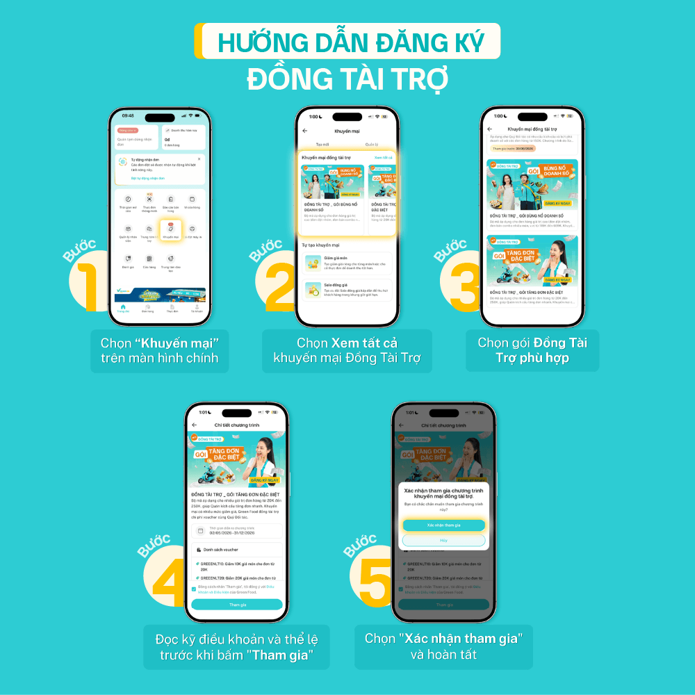 4. Hướng dẫn đăng ký gói Đồng Tài Trợ